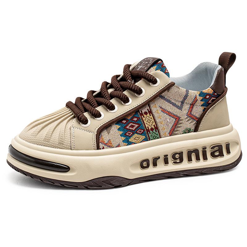 

Men s shoes spring and summer new platform casual men s shoes men s trend fashion wear-resistant breathable personality trendy dad shoes 44