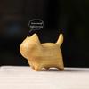 Sandalwood Cat Fun Series: Cute Wooden Cartoon Desktop Ornament for Creative Inspiration