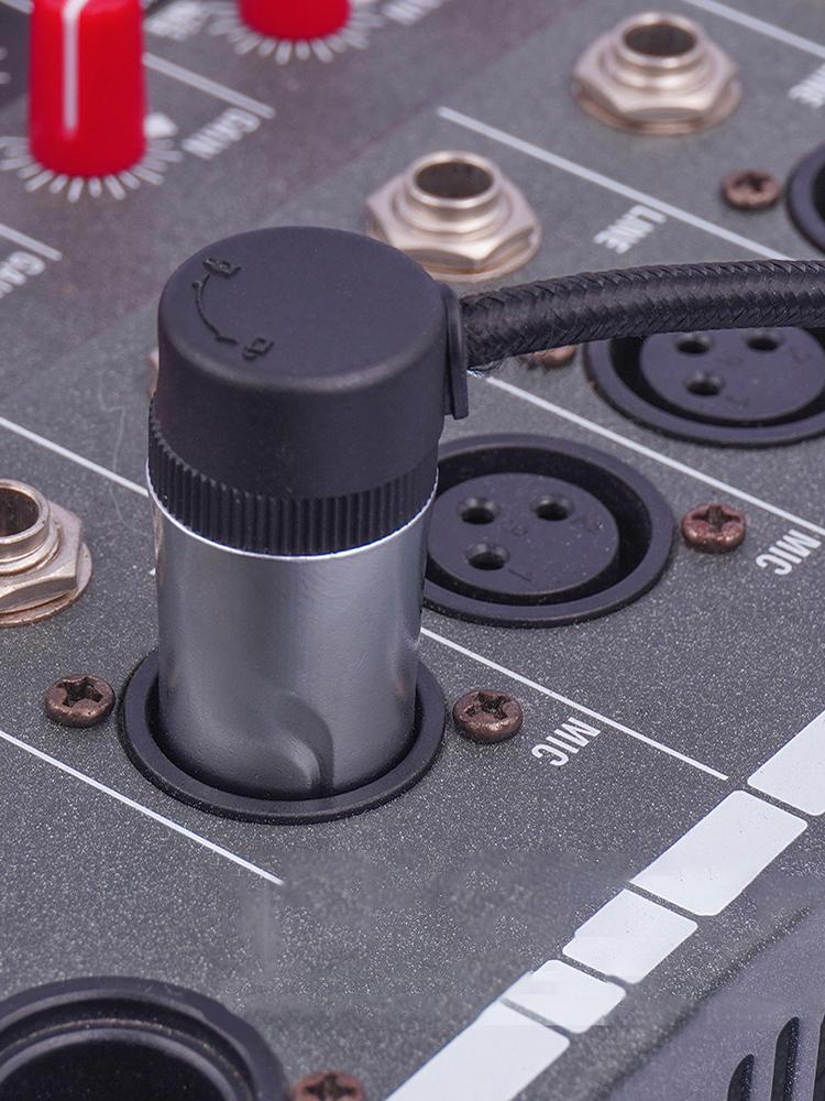 Male/Female Compact XLR Microphone Solder Adapter Gold Plated XLR Connector Plug Audio Mic Microphone DMX Plug Jack Socket