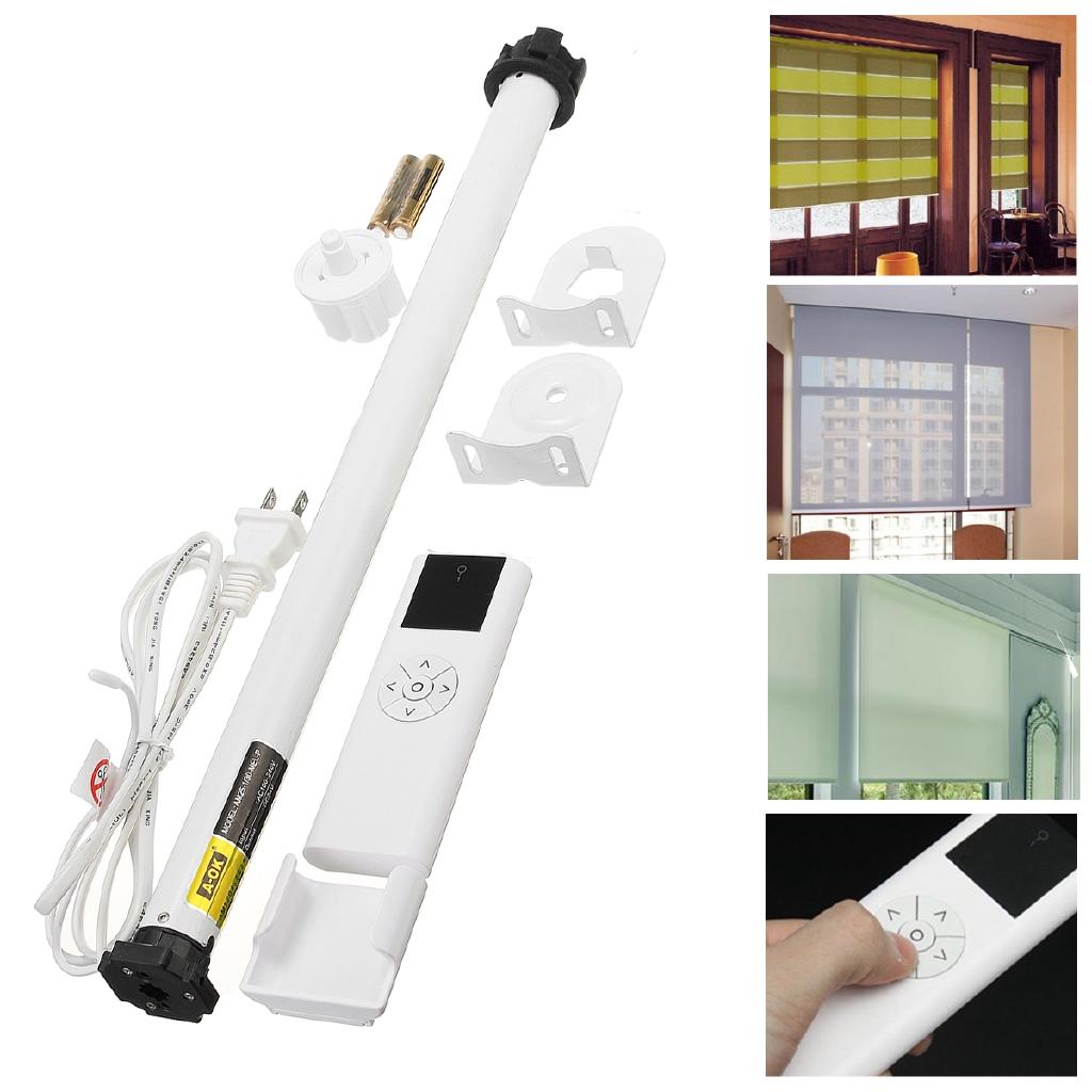 DIY Roller Shade Motor 25MM Electric Blind Tubular Intelligent Remote Control Pleated Blind Tubular Motor Kit AC100-240V