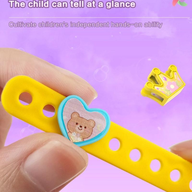 Kids Art Craft Set For Ages 5-12 Years Old Educational DIY Bracelet Making Toy With Beads Charms