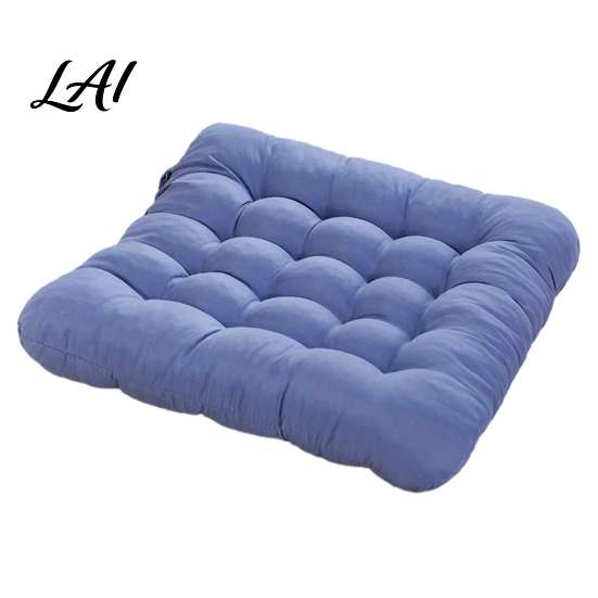 Pressure Relief Pad for Long Sitting Office Chair Cushion Breathable Seat Pad 40x40cm Soft Polyester Cushion Stuffed Floor Home Reading Nook