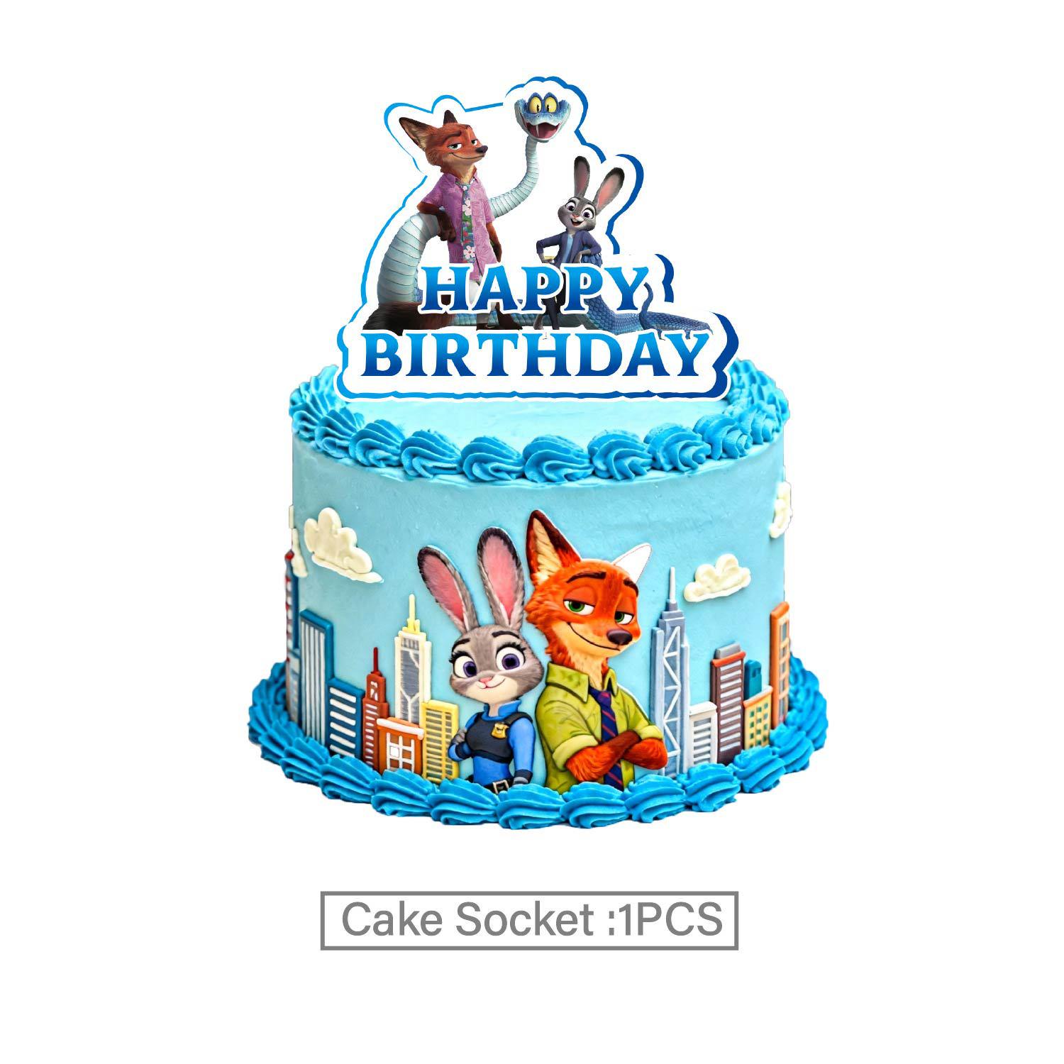 

Zootopia 2 Themed Party Decorations: Triangle Flags, Gift Bags, Candy Boxes, Birthday Festival Set
