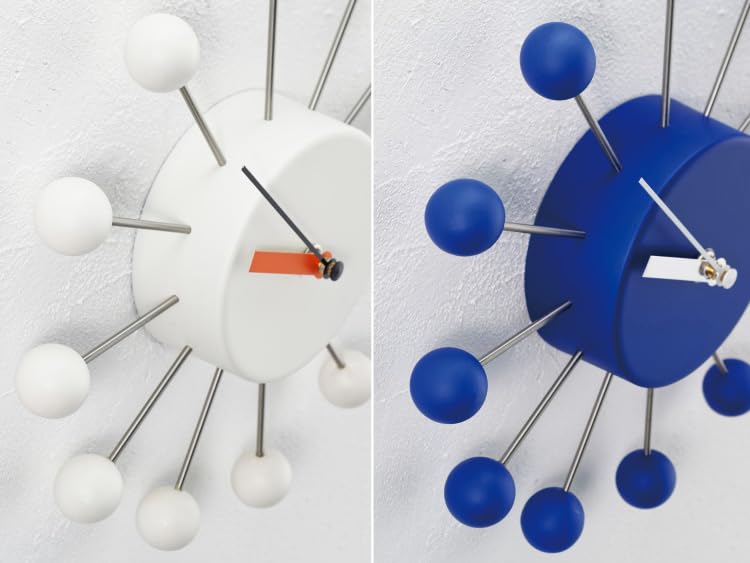 Interform Wall Clock CL-4506BL Aino Blue Sweep Movement