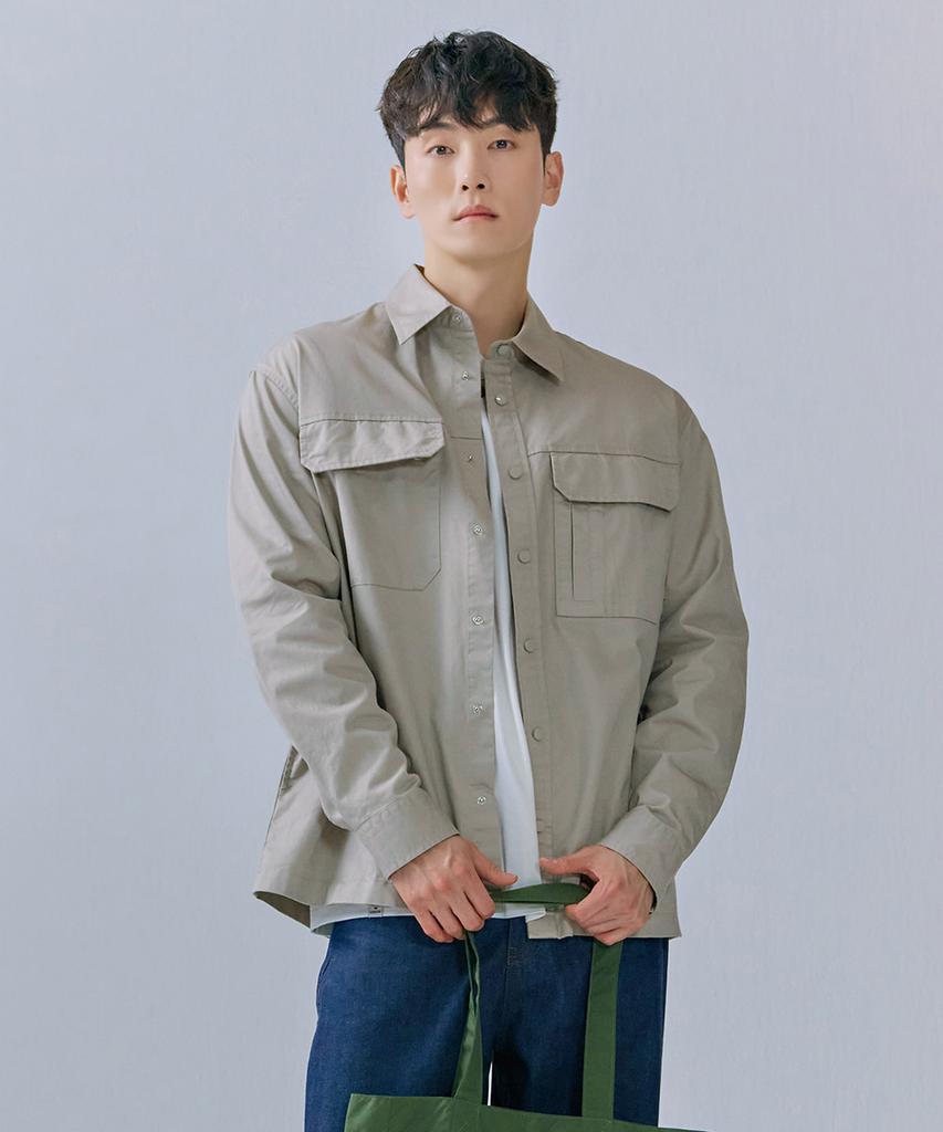 CHASECULT Men'S Utility Shirt Jacket-Cerk5411B0X