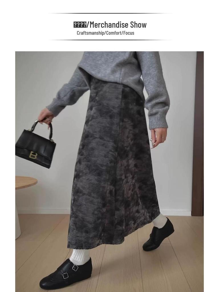 Damen Retro Brogue Square-Toe Slipper mit gravierter Gürtelschnalle - Vielseitiger britischer Stil.