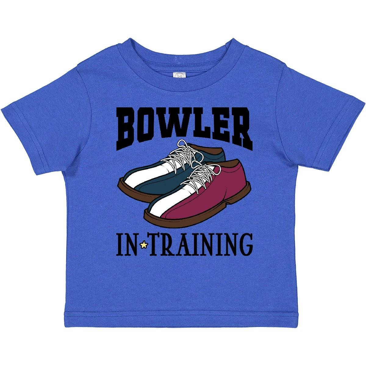 Inktastic Future Bowler Bowling Shoes Toddler kids boys T-Shirt Bowl Sports Kids Child Kid 100