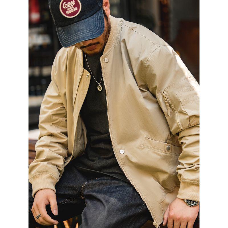 Marden MA1 Pilot Jacket Khaki Parka