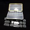 Waterproof Tackle Box Fishing Tackle Container Box Fishing Storage Box Fish Lures Organizers Box with Removable Dividers