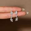 2PC Women's Fashionable Earrings and Zircon Are Suitable for Dates, Parties, Festivals, and Gifts