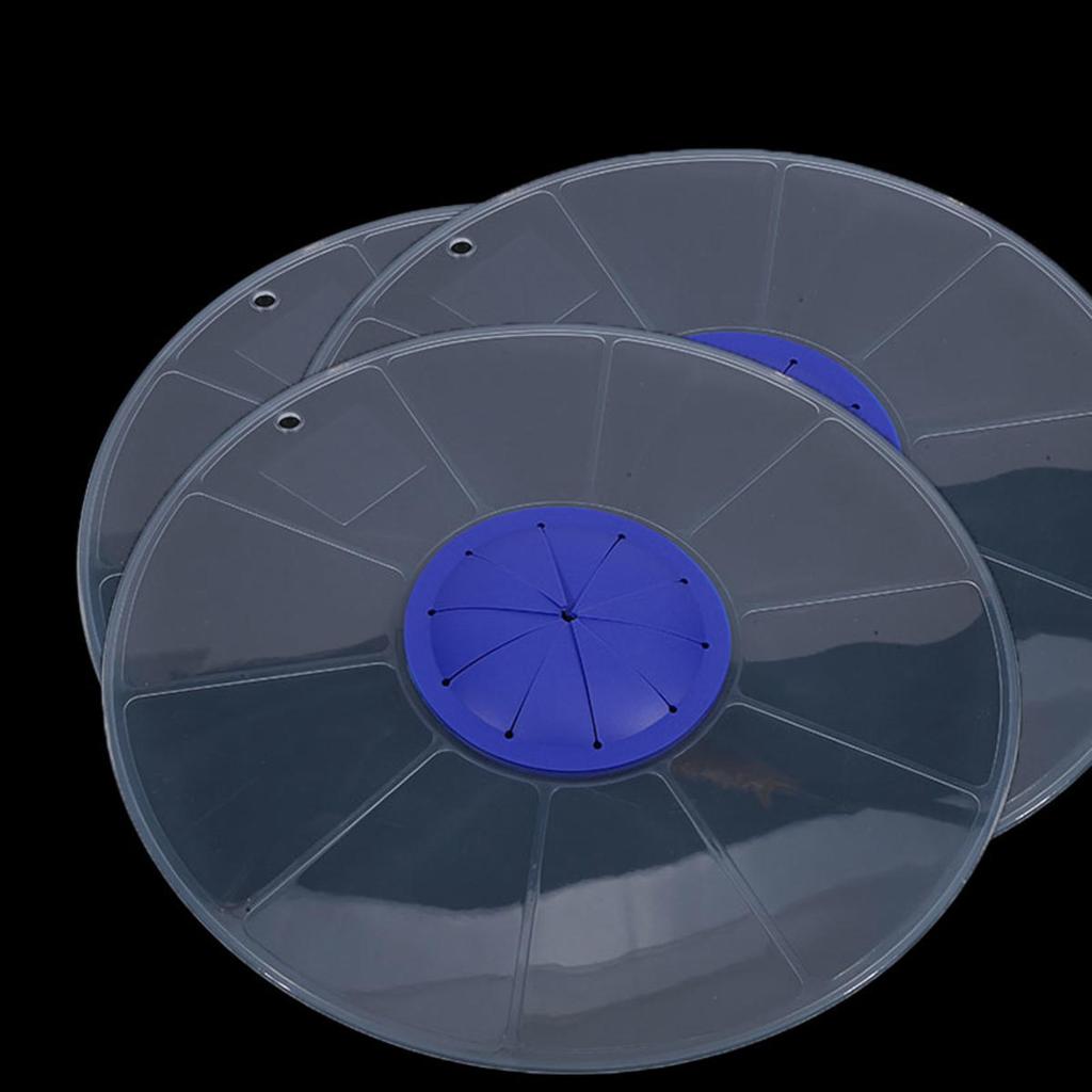 Splash Guard Cover for Mixing Bowls Round Clear Plastic Whisking Lid for Hand & Stand Mixers, Prevents Splatter While Beating Eggs & Cream