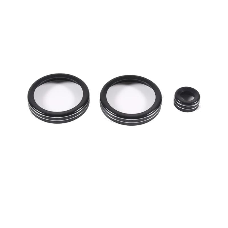 

For Range Rover Sport 2018-22 Range Rover Vogue 18-22 Car Central Air Conditioning Volume knobs Ring cover Trim Car Accessories чёрный