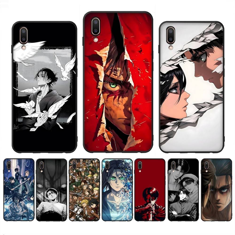 Anime Attack On Titan Phone Case For Redmi Note 4 X 5 A 6 7 8 T 9 9S 10 11 11S 11Epro Poco M3 pro