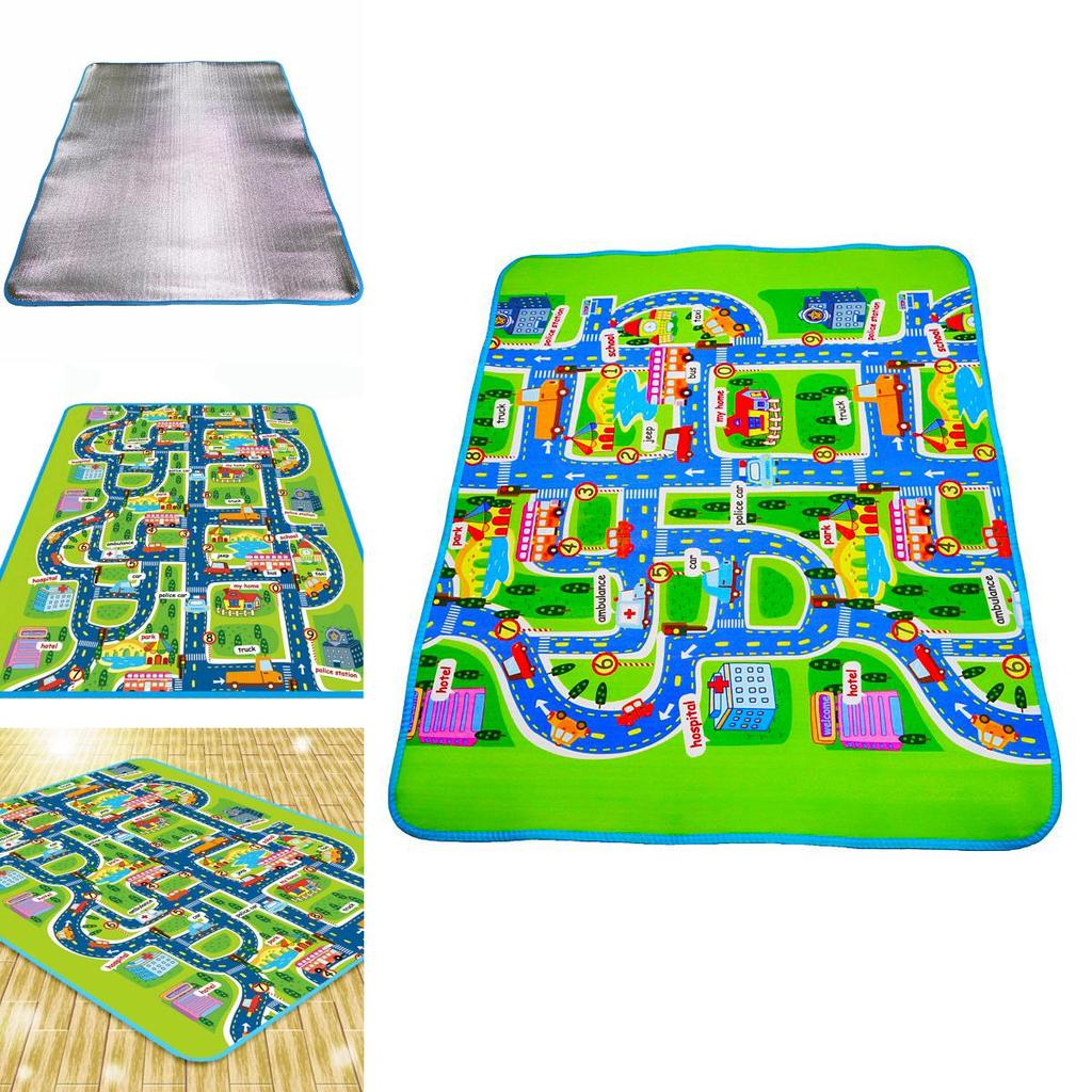 City Road Children Play Mat With Soft Foam Surface And Educational Design For Kids