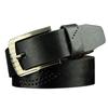 Leather Belt Hollow Colorful Reusable Pin Buckle Belt for Boy