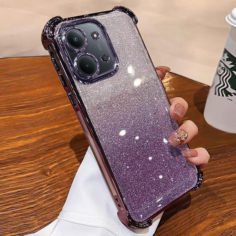 

Чехол для Redmi 15C 4G Роскошная блестящая накладка для Xiaomi poco C85 Redmi 15C 15 C Прозрачные мягкие силиконовые противоударные чехлы для телефона Redmi15c Подарок Redmi 15c 4G лавандовый