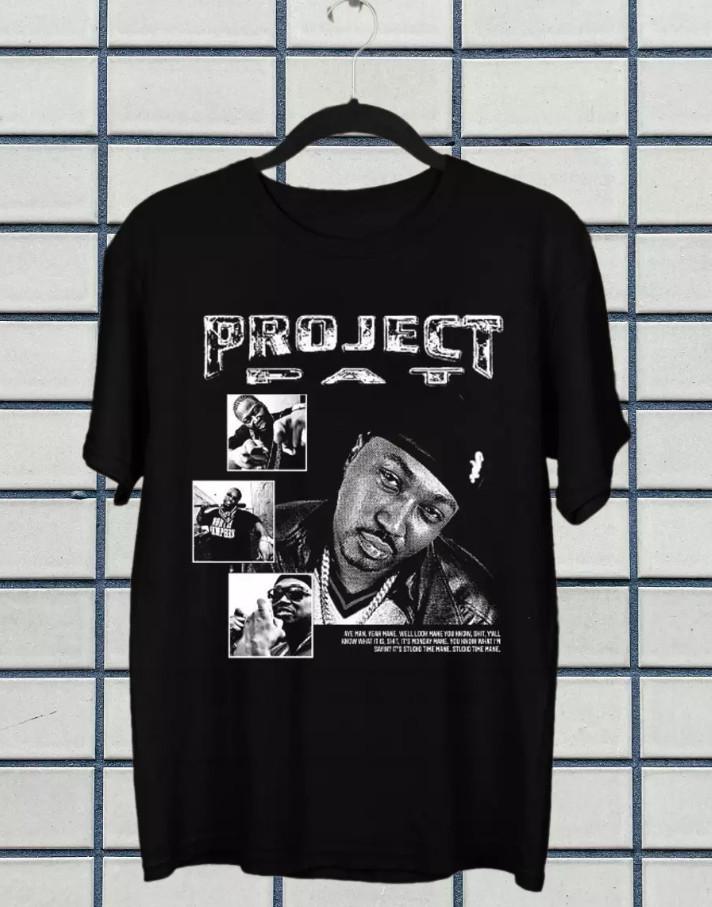 New Project Pat Three 6 Mafia Band Gift For Fan T-shirt size S-5XL XXXL