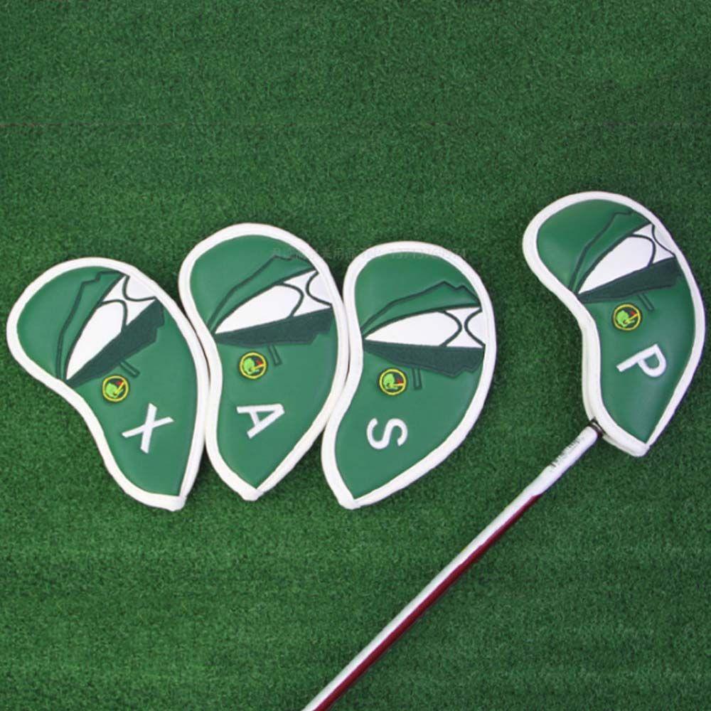 

Number Design Embroidery 4-9,P,S,A Golf Iron Headcover Golf Headcovers Golf Club Cover Head Cover зелёный