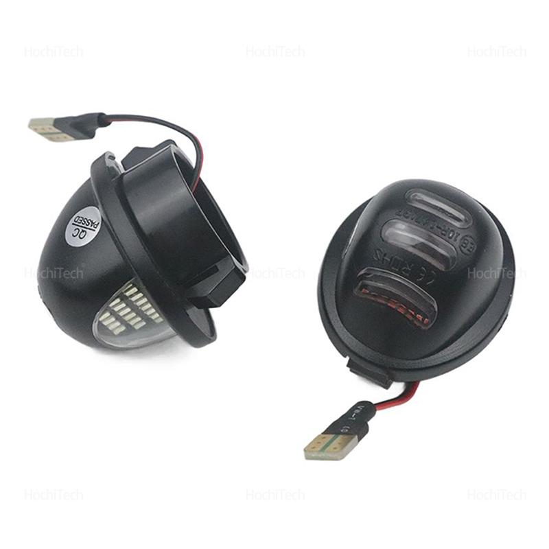 2PCS Durable White Red Canbus Rear License Plate Tag Lights LED for F150 F-150 F-250 F-350 F-450 F-550 Ranger Explorer