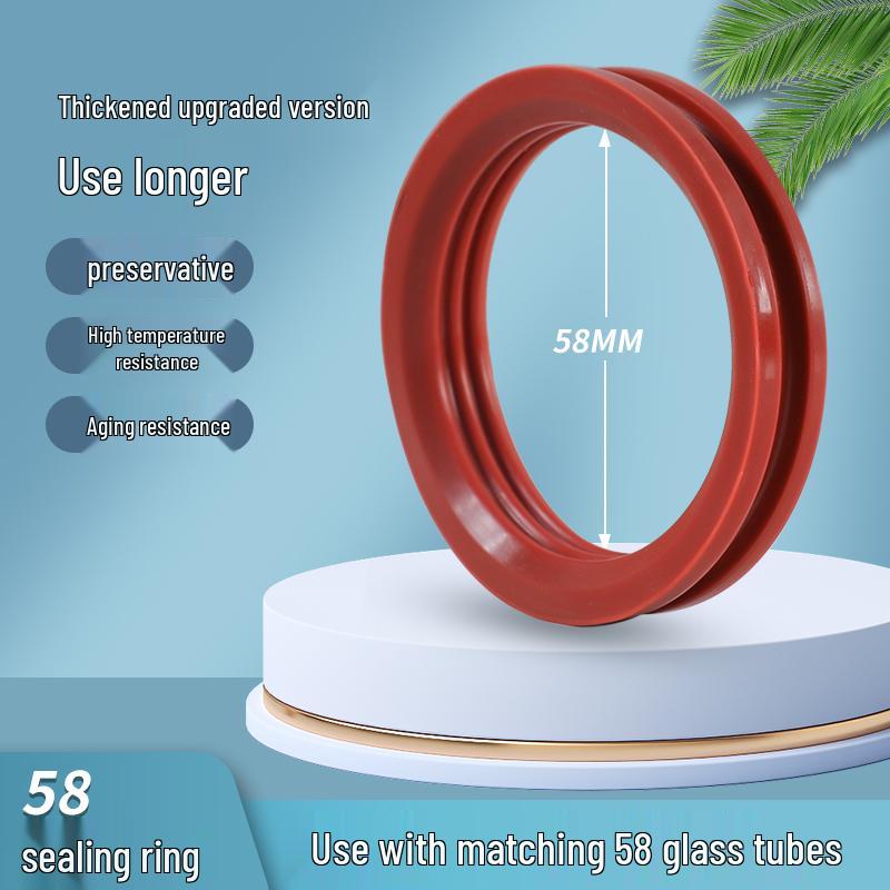 Zestaw silikonowych pierścieni uszczelniających do podgrzewacza wody słonecznej dla rur próżniowych 47 i 58 oraz zbiornika wody 70 - Akcesoria zapobiegające wyciekom