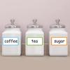 Reble Dry Erase Labels Sticky Notes for Storage B Organizing Jar Pantry, Waterproof Removable Label Stickers for Kitchen Office School All Purpose