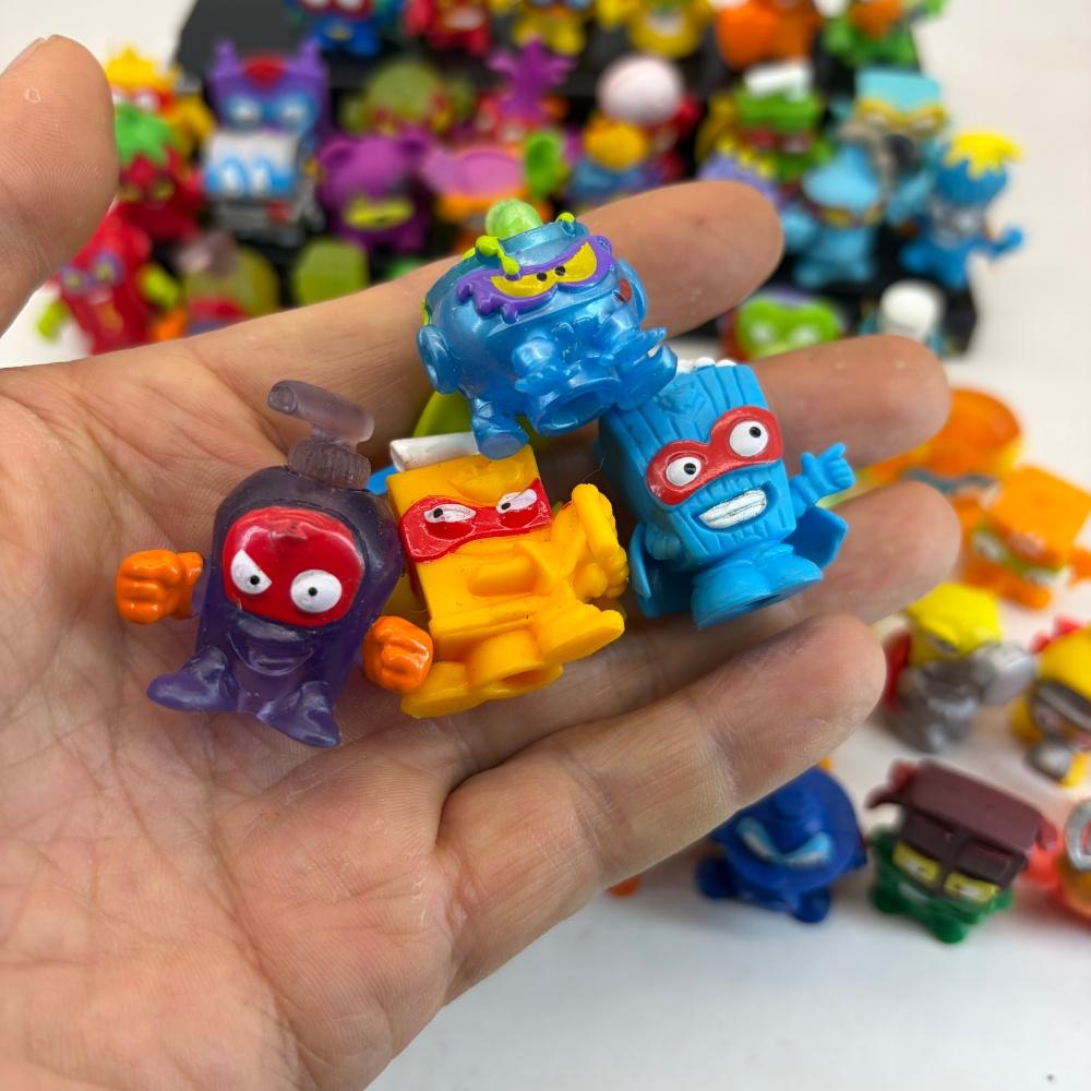5-15 stuks Originele Superzings Actiefiguren 3CM Superthins Vuilnis Afvalinzameling Figuur Speelgoed voor Kinderen Cadeau Geen Herhaling