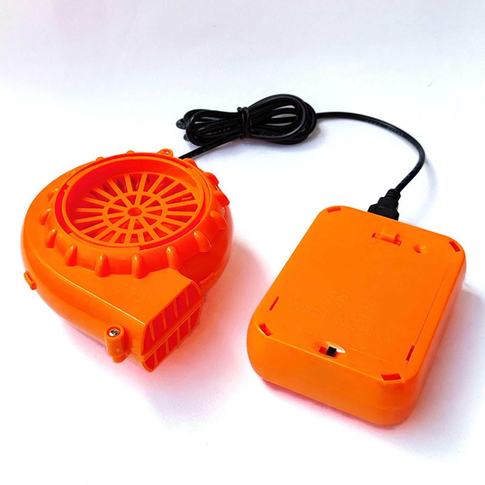 Надувной костюм с вентилятором, Аксессуар для косплея (оранжевый)