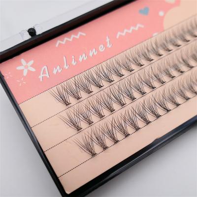 60 hochwertige künstliche Nerzwimpern, natürliche 3D-Wimpernbüschel, 10D-Make-up-Pfropfwimpern-Tools