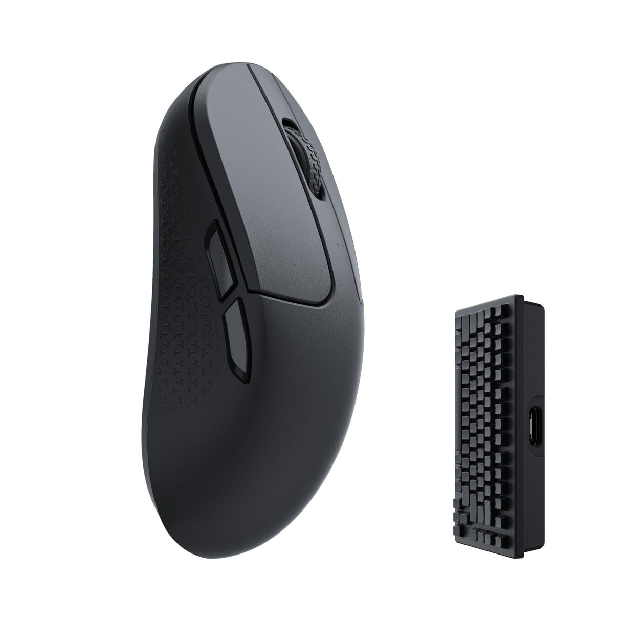 

M3 Mini Wireless PixArt 3395 Programmable 55g Ergonomic Design for Windows Mac Linux 4000 Hz []Keychron Mouse, 2.4 GHz/Bluetooth 5.1/Wired Mouse, чорний