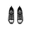 Skechers DLites 4.0 Zapatillas Panda Rayo Cuero Malla Moda Caña Baja Zapatillas Papá Zapatillas Mujer Negro Blanco 896114-BKW