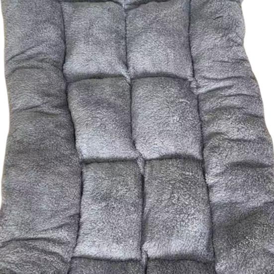 Quilted Pet Sleeping Pad Dog And Cat Bed Mat Soft Plush Cushion with Thick Padding Cozy Pet Mattress for Crate Floor Couch Use