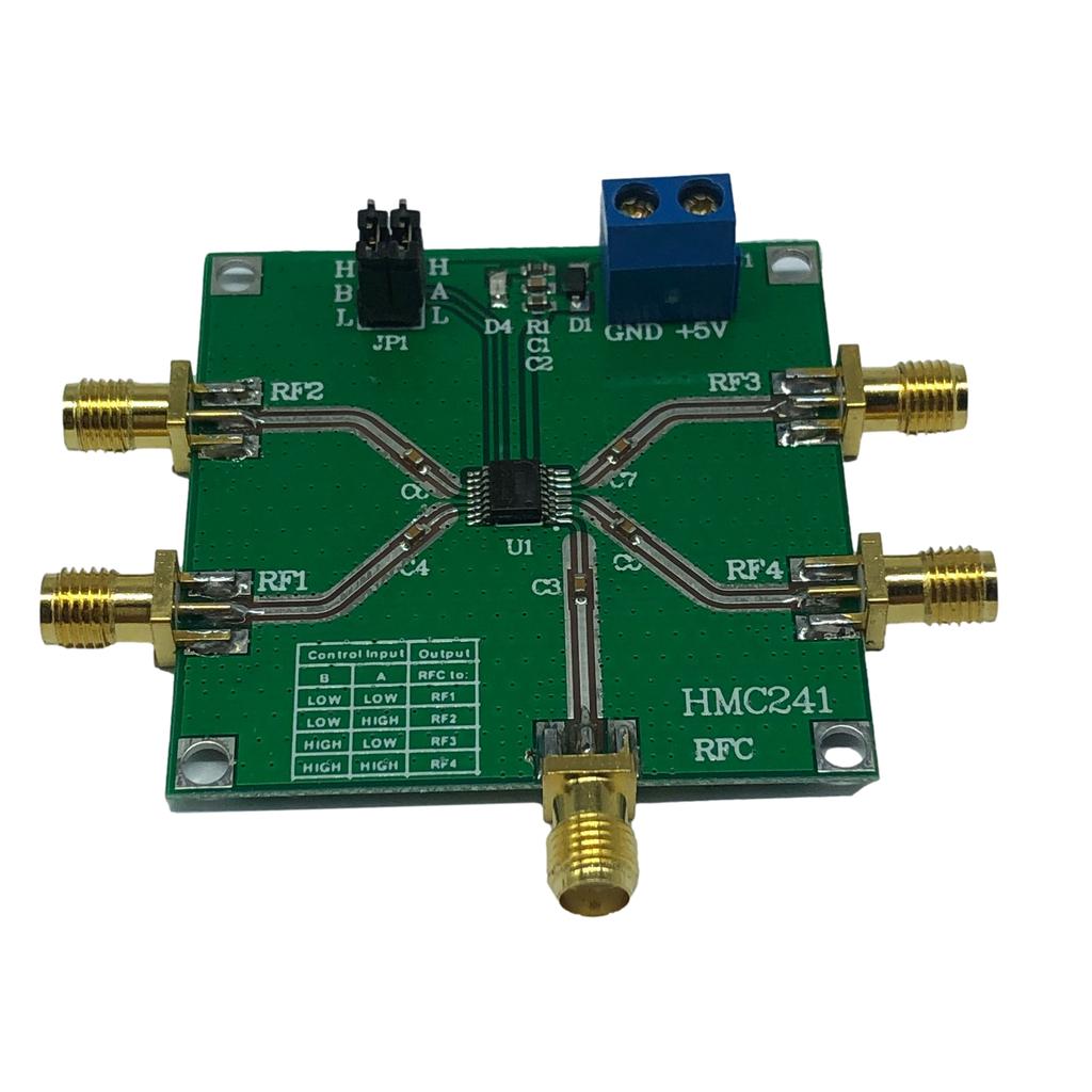 2pcs DC-3.5 GHz RF Single Pole Four Throw Switch, Band Switching, RF Switch Wireless Module HMC241