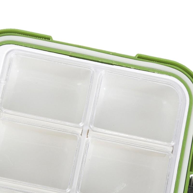 Oboustranný box na nástrahy a návnady, přenosný box na rybářské náčiní, venkovní lehký box na rybářské nářadí, pouzdro na rybářské příslušenství