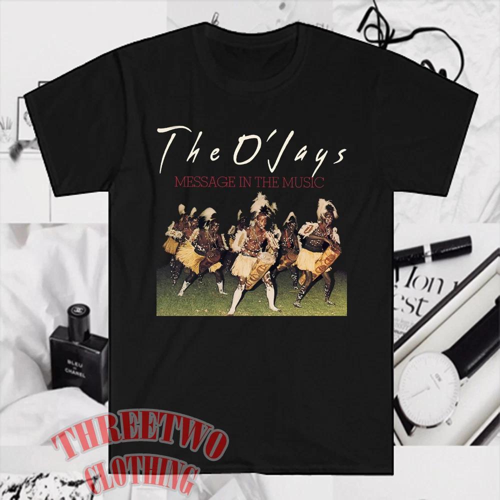 The O Jays Message In Men s Black Size S to 5XL L