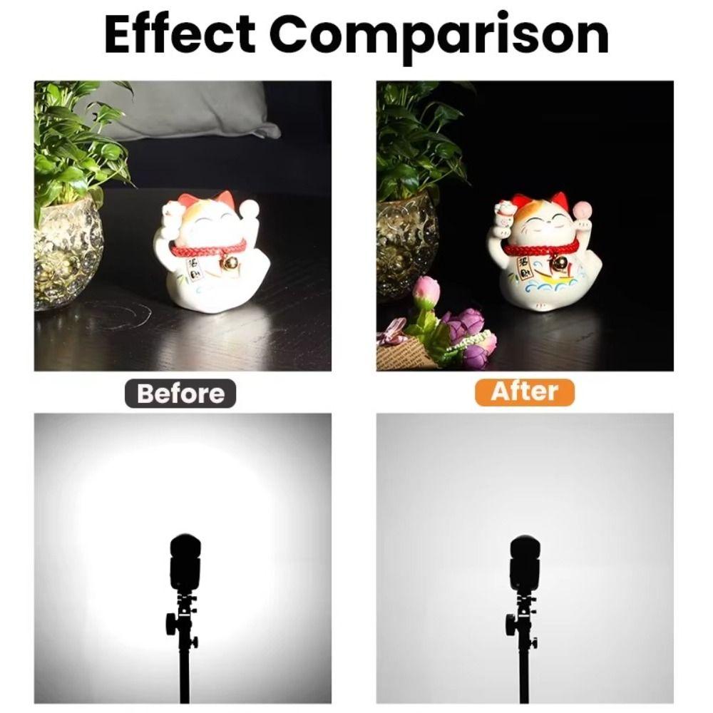 Silicone Light Diffuser Dome Soft Light Cover New Studio Strobe Reflector