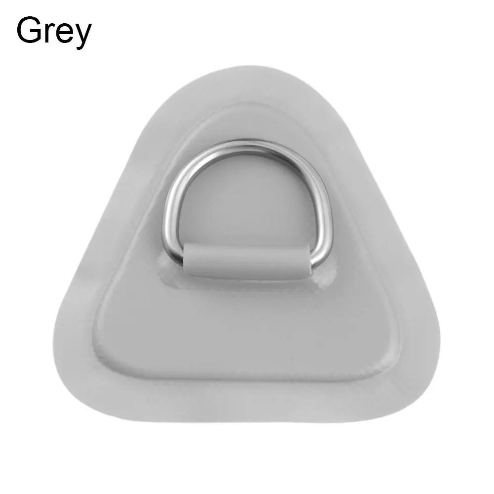 1/4Pcs Surfboard Dinghy Boat PVC Patch With Stainless Steel D Ring Deck Rigging Sup Round Ring Pad 5M Bungee Rope Kit Accessorie
