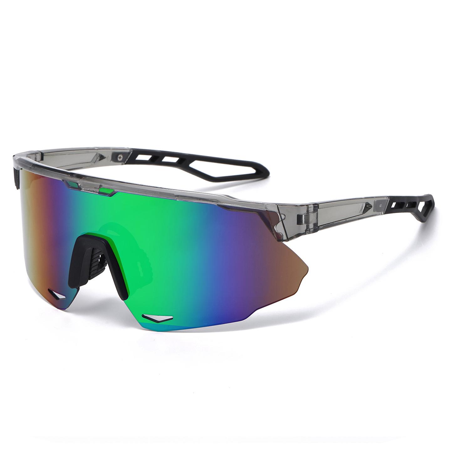 

Outdoor Sunglasses Colorful Coated Half Frame Sunglasses Windproof And Sunscreen Cycling Glasses 9991