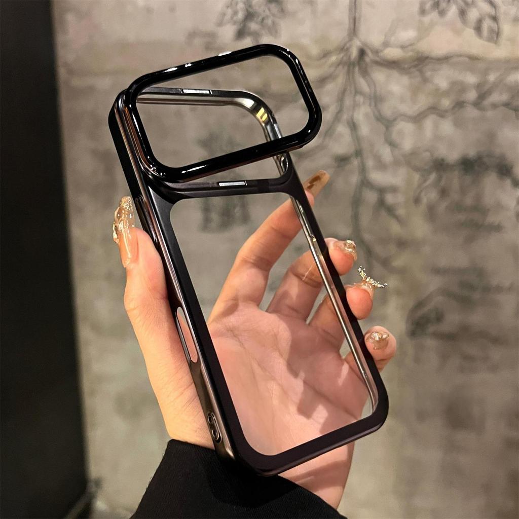 Electroplated lens invisible bracket Apple 11ProMax mobile phone case iPhone11 all-inclusive lens anti-drop protective case