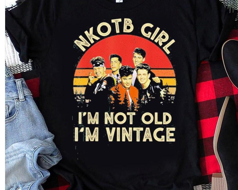 NKOTB Girl I’m Not Old I’m Vintage New Kids on the Block Shirt FN365 Unisex T-Shirt S