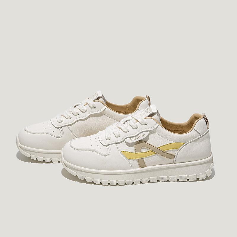 

2025 summer new sports little white shoes versatile comfortable casual running soft lightweight non-slip delicate women s shoes 40 жёлтый