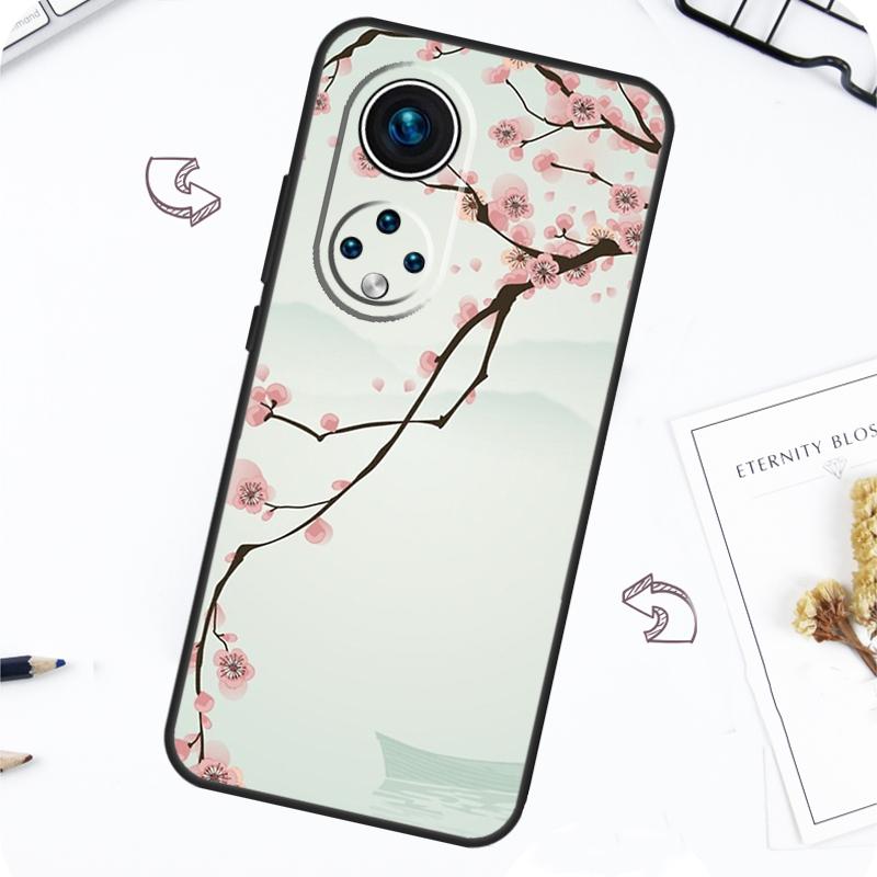 Cherry Blossom Floral Case For Honor Magic 7 Lite 5 6 Pro Honor 200 50 70 90 Lite X8b X9a X8a X8 X9 X9c X9b Cover
