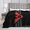 Weiche Warme Decke Dekorative Arstotzka Flagge Überwurfdecke Flanell Tagesdecke für Couch Sessel Sofa Bett Modische Sofabettdecke
