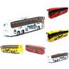 Exquisite 150 Diecast Metal Alloy Bus Toy For Kids With Openable Doors Music Light