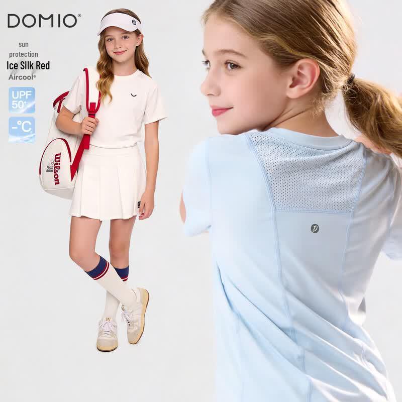 Girls  Summer UV Protection Sports T-Shirt 160