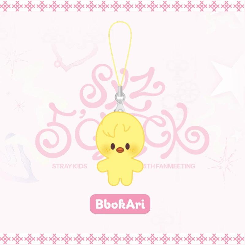 5cm Stray Kids New Trend Acrylic Keychain SKZOO Cartoon Peripheral Bag Pendant for Girls and Children's Birthday Gifts