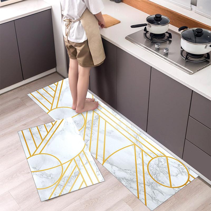 Tapis de cuisine de Style nordique Simple, à la mode, pour la maison, décoration de maison moderne