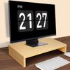 Suporte de Monitor de Mesa com Armazenamento para Teclado