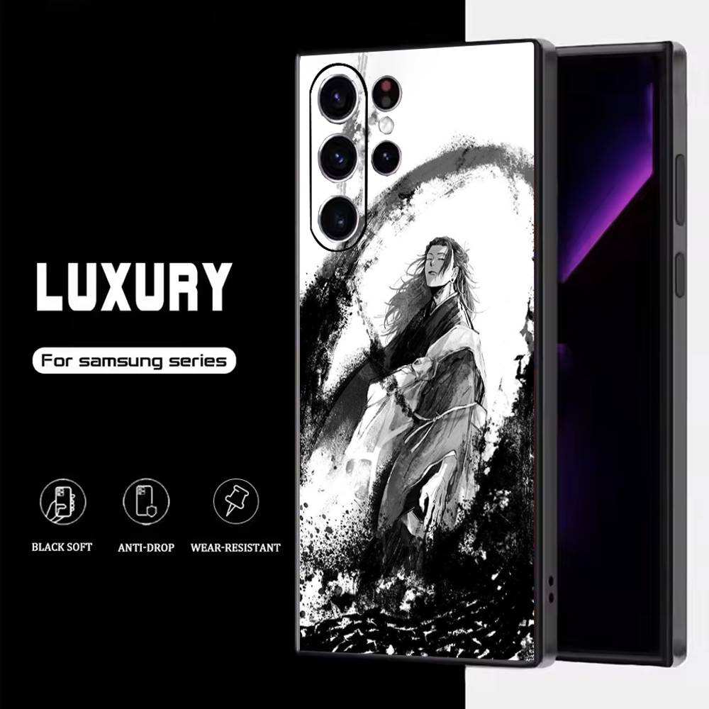 

G-Geto S-Suguru Phone Case For Samsung S25,S24,S23,S22,S21,S20,S10,Ultra,Plus,Lite,FE,Soft Silicone Black Cover SamsungS24FE