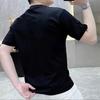 Heavy Trendy Brand Cotton Printed Men'S Short-Sleeved T-Shirt Trendy Casual Round Neck T-Shirt