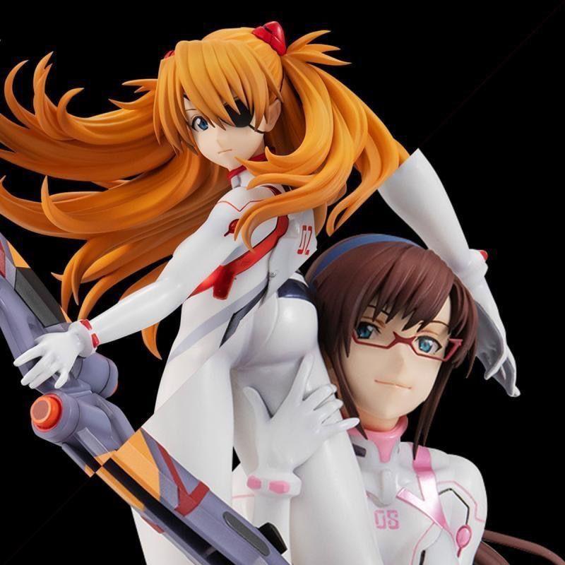 New Neon Genesis Evangelion Asuka Mari Makinami Illustrious Anime Peripherals Creative Desktop Model Car Chassis Ornament Gifts